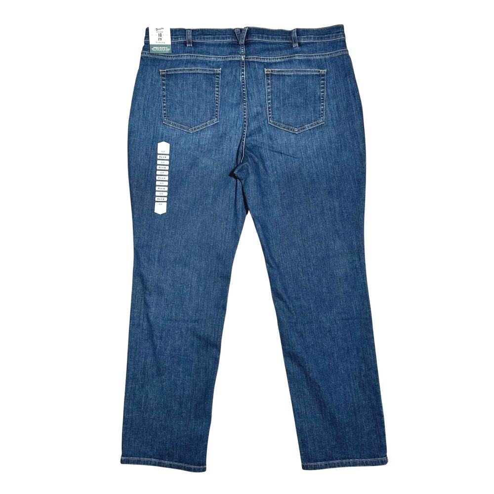 Duluth Trading Co | Women | DuluthFlex Daily Denim Slim Leg Denim Jeans | Sz 18 - Picture 3 of 16